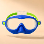 Lakeday kids swim goggles, Nose Cover in Electric Blue