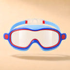 Lakeday kids swim goggles, Open Nose in Rocket Blue