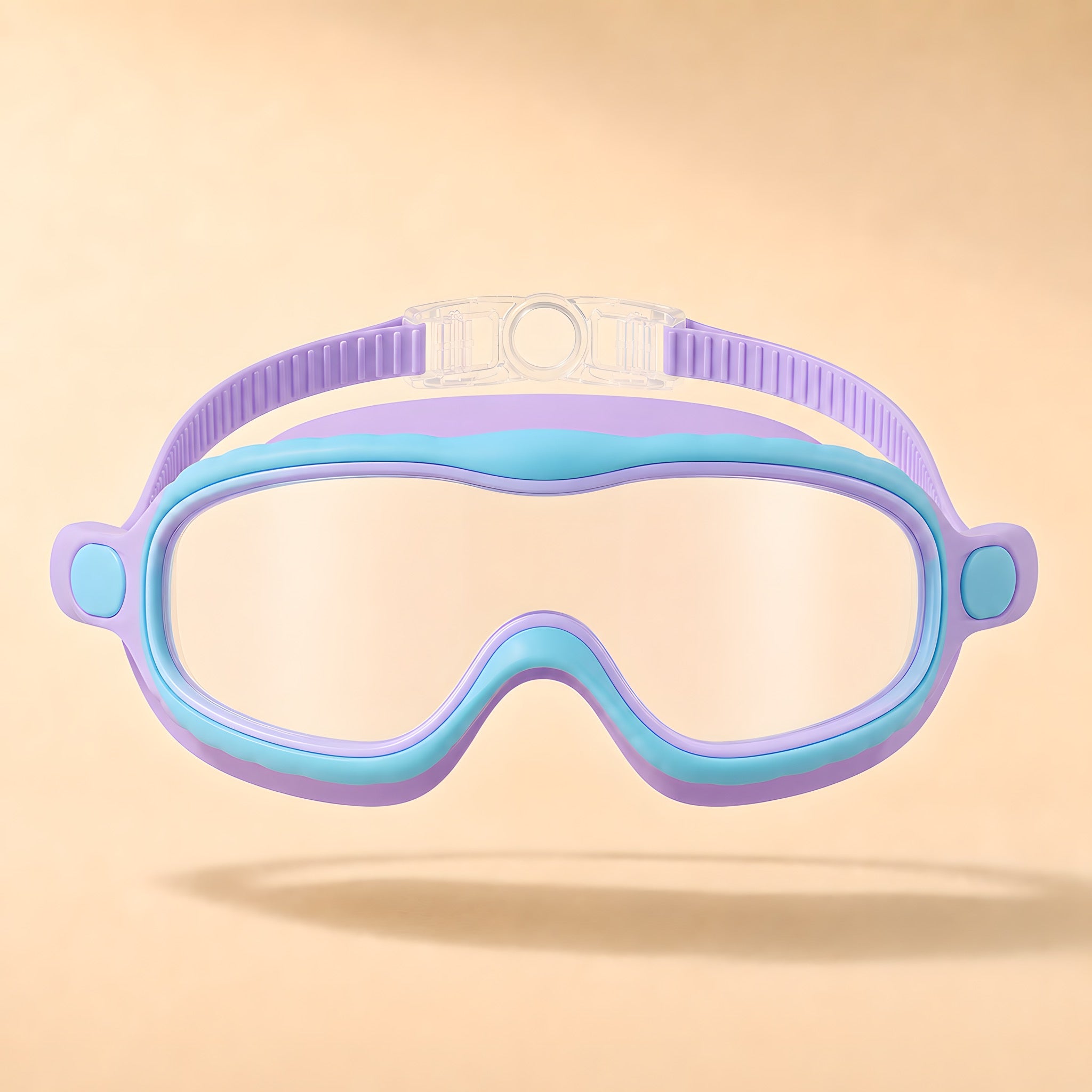 Lakeday kids swim goggles, Open Nose in Sea Glass